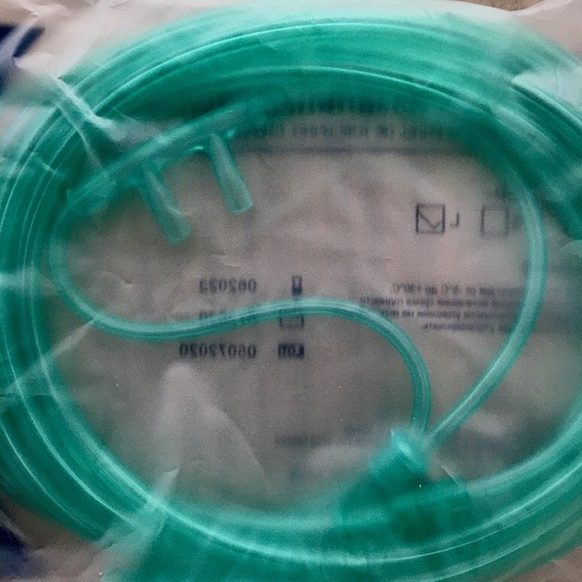 Канюля назальная кислородная р.L, трубка 2м, расстояние м/у форсунками -10мм, диаметр -5мм, Китай