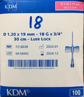 Катетер Бабочка 18G (1,2х19 мм) KD-Fly -микроперфузор -РОЗОВЫЙ, Германия, №1 Катетер Бабочка 18G (1,2х19 мм) KD-Fly -микроперфузор -РОЗОВЫЙ, Германия, №1