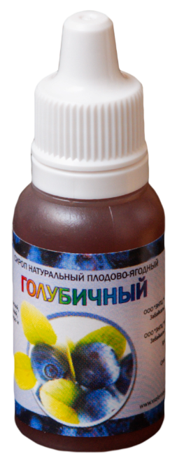 Сироп "Голубичный" - доп. источник органического Селена, 20г