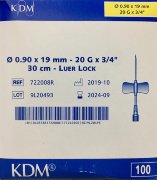 Катетер Бабочка 20G (0,9х19 мм) KD-Fly -микроперфузор -ЖЕЛТЫЙ, Германия, №1
