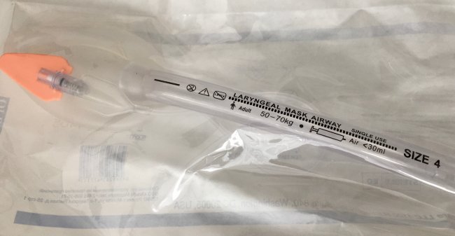 Маска ларингеальная №4.0 (вес 50-70 кг), Alba Healthcare, США Маска ларингеальная №4.0 (вес 50-70 кг), Alba Healthcare, США