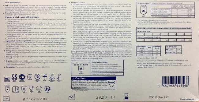 Перчатки н/ст латекс. смотр. текстур., р.M (7-8), неопудр., DERMAGRIP®Ultra, упак.50 пар Перчатки н/ст латекс. смотр. текстур., р.M (7-8), неопудр., DERMAGRIP®Ultra, упак.50 пар