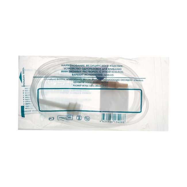 Система инфузионная ИНЕКТА, игла 21G(0,8х40 мм) Пластиковый шип, Inekta, упак. 45шт., №1 Система инфузионная ИНЕКТА, игла 21G(0,8х40 мм) Пластиковый шип, Inekta, упак. 45шт., №1