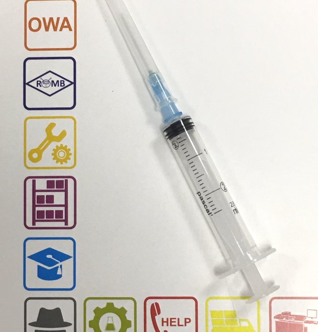 Шприц 2 мл, 3-х комп, Паскаль, игла 23G(0,6 х25 мм), Россия