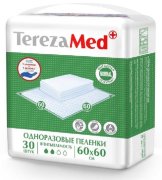 Tereza Med Normal -Пеленки мед. 60х60см впитывающие одноразовые, 950мл, №30
