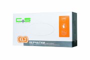 Перчатки н/ст латекс. смотр. текстур., р.M, неопудренные, Clean+Safe, (EL2) #1, 2-кр хлор. с валиком