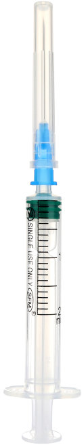 шприц 2 мл (3-х комп.) СФМ №10, игла 23G(0,6х30мм) SFM (без латекса), Германия