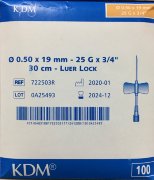Катетер Бабочка 25G (0,5х19 мм) KD-Fly -микроперфузор -ОРАНЖЕВЫЙ, Германия, №1