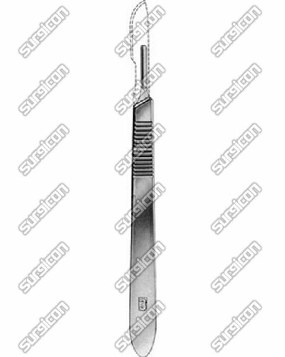 Ручка для скальпеля №3 Р-75, арт. J-15-063 Ручка для скальпеля №3 Р-75, арт. J-15-063