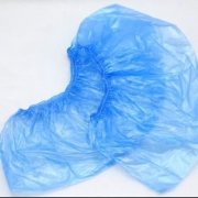 Бахилы 30 мкм, Сверхпрочные, 3.0 г/пара, 39х15см, п/э,одинарн. резинка, ПНД, синие, ЭХО, упак.100пар