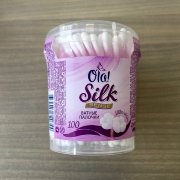 Ватные Палочки №100 OLA! Silk Sense в пластик. банке Ватные Палочки №100 OLA! Silk Sense в пластик. банке