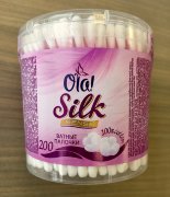Ватные Палочки №200 OLA! Silk Sense в пластик. банке (RUS) Ватные Палочки №200 OLA! Silk Sense в пластик. банке (RUS)