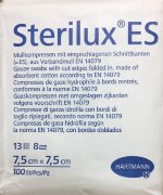 Салфетка н/ст марлевая Стерилюкс (Sterilux): (8 слоев-13 нитей) 7,5 х7,5 см, упак.100 шт.