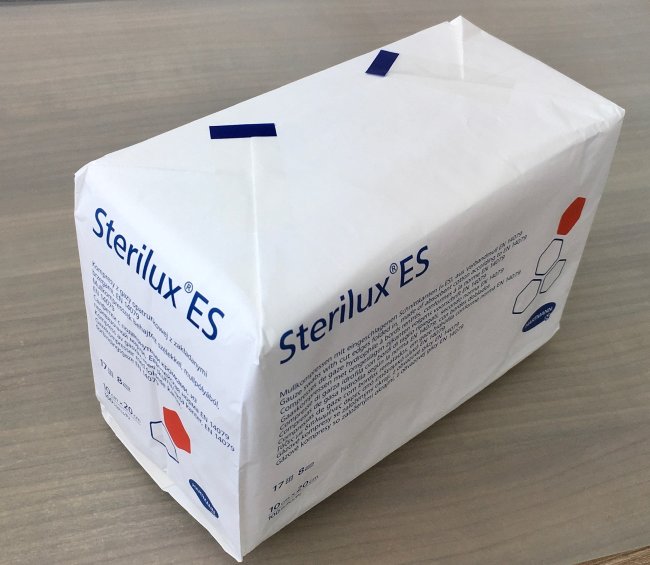 Салфетка н/ст марлевая Стерилюкс (Sterilux): (8 слоев-17 нитей) 10 х20 см, упак.100 шт. Салфетка н/ст марлевая Стерилюкс (Sterilux): (8 слоев-17 нитей) 10 х20 см, упак.100 шт.