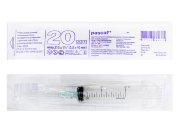 Шприц 20 мл (3-х комп) Паскаль, игла 21G(0,8 х40 мм), Россия Шприц 20 мл (3-х комп) Паскаль, игла 21G(0,8 х40 мм), Россия