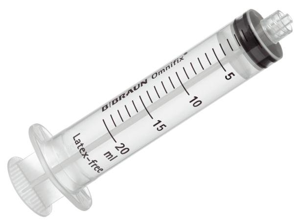 шприц 20мл (3-х комп.) ЛуерЛок без иглы Омнификс -Omnifix Syringes Solo, B/Braun кат.4617207V шприц 20мл (3-х комп.) ЛуерЛок без иглы Омнификс -Omnifix Syringes Solo, B/Braun кат.4617207V