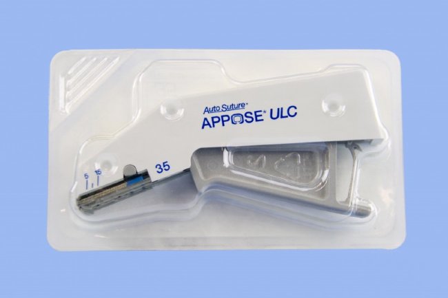 Кожный степлер APPOSE, 35 скоб, стерильный (AutoSuture-TYCO), Covidien, Ирландия