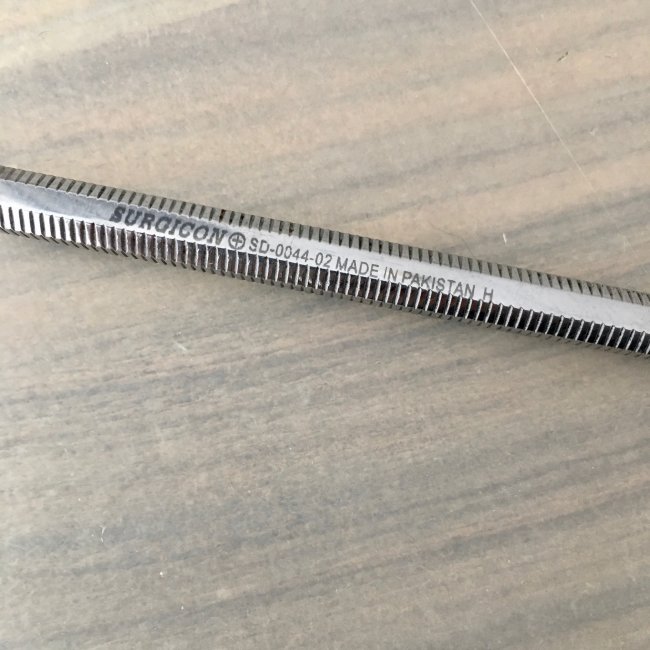 Ложка кюретажная двухсторонняя малая, 180мм, СТ-10-47, арт. SD-0044-02, Пакистан