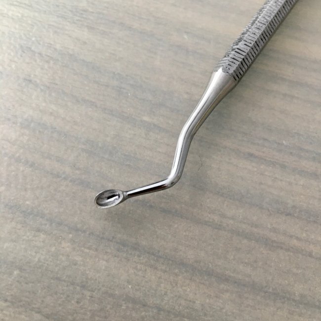 Ложка кюретажная двухсторонняя малая, 180мм, СТ-10-47, арт. SD-0044-02, Пакистан