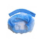 Шапочка клип-берет "Шарлотта" пл.17 г/кв.м, размер 19", двойная резинка, №100, Санитас, РОССИЯ