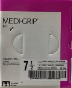 Перчатки хир. СТЕР. латексные, НЕопудр., р.7.5, микротекст., анатом., Medi-GRIP, 50/200, Бельгия Перчатки хир. СТЕР. латексные, НЕопудр., р.7.5, микротекст., анатом., Medi-GRIP, 50/200, Бельгия