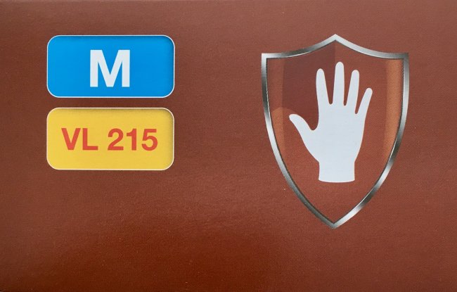 Перчатки н/ст латекс., р.M, High Risk, Safe&Care, прочные, смотр. текст., НЕопудр., упак.25 пар