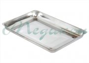 Лоток прямоугольный ЛМПр-400 (400х300х45 мм - 3л), нерж. сталь, НПФ Медикон Лоток прямоугольный ЛМПр-400 (400х300х45 мм - 3л), нерж. сталь, НПФ Медикон