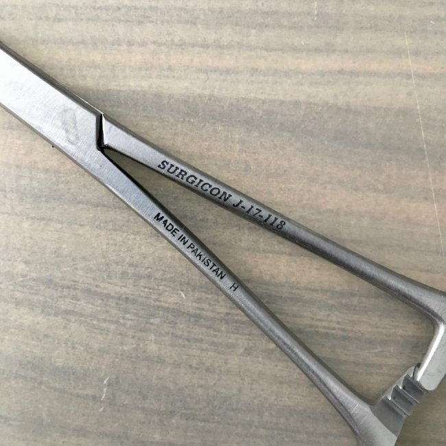 Зажим кровоостанавливающий Кохера, 1х2 зубчатый прямой №2, 160мм, З-5, арт. J-17-118 Зажим кровоостанавливающий Кохера, 1х2 зубчатый прямой №2, 160мм, З-5, арт. J-17-118