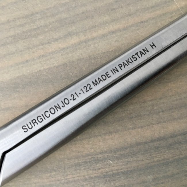 Ножницы для разрезания повязок, с пуговкой, 185 мм, Н-14, JO-21-122, Пакистан Ножницы для разрезания повязок, с пуговкой, 185 мм, Н-14, JO-21-122, Пакистан