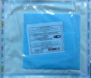 Салфетка стер. 800 х700 мм хир. одноразовая пл.25 г/м2, ГЕКСА