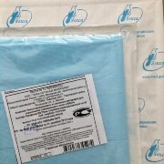 Салфетка стер. 800 х700 мм хир. одноразовая пл.40 г/м2 ламинированная, ГЕКСА