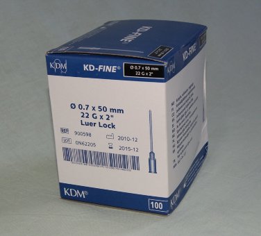 Игла 22G (0,7х40мм) стер. KD-Fine, арт.900260, упак.100 шт., КДМ, Германия Игла 22G (0,7х40мм) стер. KD-Fine, арт.900260, упак.100 шт., КДМ, Германия