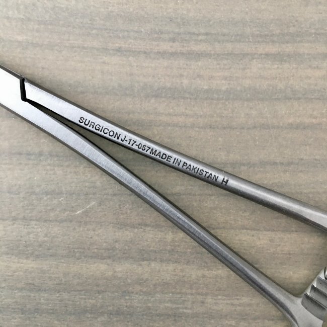 Зажим кровоостанавливающий Москит прямой 150мм З-62-1, арт. J-17-057