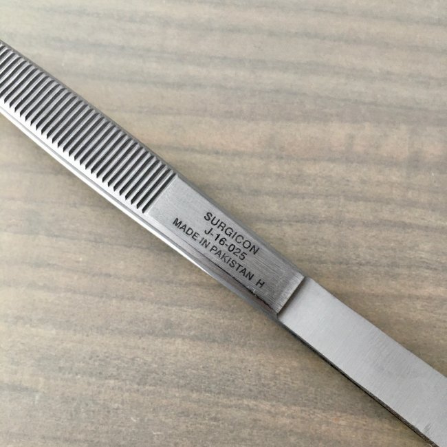Пинцет анатомический общего назначения ПА 200х2,5 мм (П-220), арт. J-16-025, Пакистан