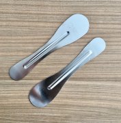 Шпатель для гипса широкий 170мм, ширина концов: 40 и 27 мм, нержав. сталь, СТРУМ, Беларусь