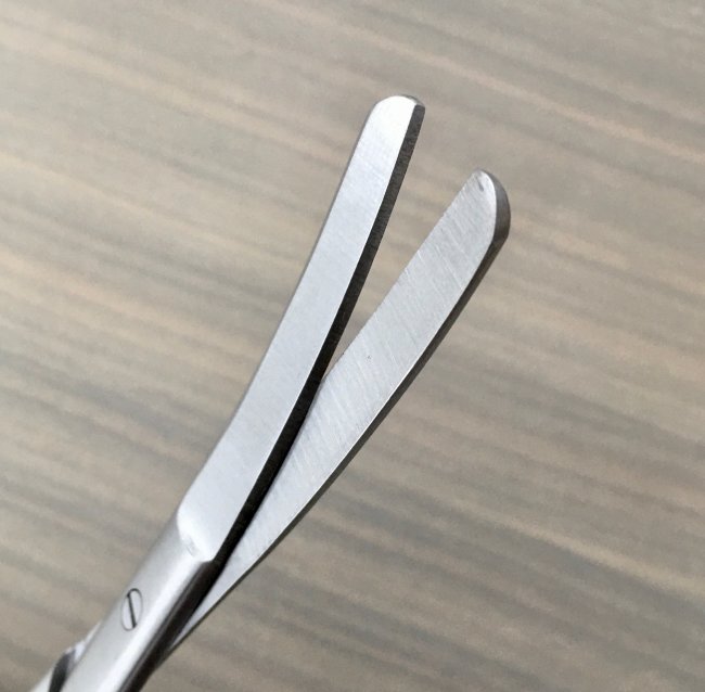 Ножницы тупоконечные вертикально-изогнутые, 165мм, H-4, J-22-029, Пакистан Ножницы тупоконечные вертикально-изогнутые, 165мм, H-4, J-22-029, Пакистан