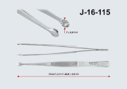 Пинцет зубчатолапчатый ПХИ 150х5,5 мм арт. J-16-115, Пакистан