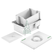 Контейнер для дезинфекции и стерилизации мед. изделий, 5л (400х265х155 мм), ЕДПО 5-02-2 Контейнер для дезинфекции и стерилизации мед. изделий, 5л (400х265х155 мм), ЕДПО 5-02-2