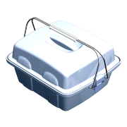 Укладка-контейнер полимер. для доставки проб биоматериала в пробирках и флаконах УКП-100-01 "Кронт"