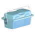 Укладка-контейнер полимер. для доставки проб биоматериала в пробирках и флаконах УКП-50-01 "Кронт"