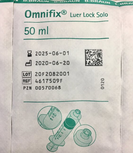 Шприц 50/60 мл Омнификс (Omnifix® Solo) 3-х комп., стер., Луер-Лок, B/Braun, кат.4617509F Шприц 50/60 мл Омнификс (Omnifix® Solo) 3-х комп., стер., Луер-Лок, B/Braun, кат.4617509F