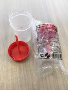 Контейнер стер. 60мл, ПП, завинч. крышка-ШПАТЕЛЬ, инд. упак., INEKTA, Полимерные изделия