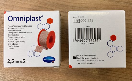 ОмниПласт -Пластырь фикс., текстильный, телесный 1,25см х 5м (OMNIPLAST) №1