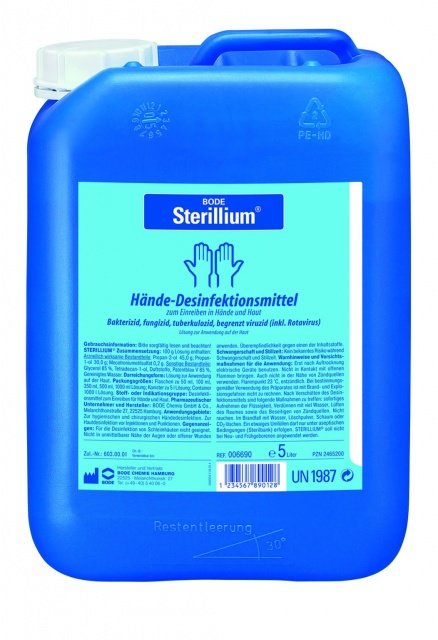 Стериллиум - для дезинфекции кожи рук, канистра 5л, арт.9812651