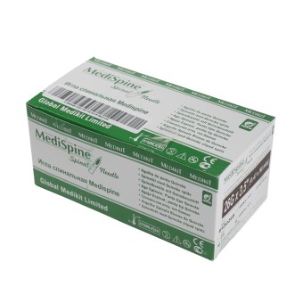 Игла 26G (0,47х90мм) спинальная для анестезии, тип Квинке, MediSpine, Global Medikit Ltd., Индия
