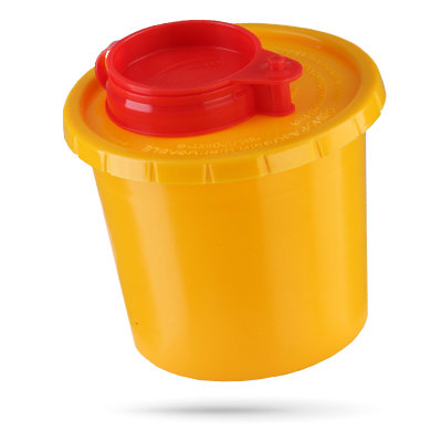 контейнер-емкость 0,5л МК-01 для сбора острого инструментария, кл.Б (желтый)