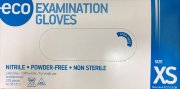 Перчатки Нитриловые  р. XS (5.5), смотр. неопудр. текстур. ECO Nitrile, №200 (100пар) синие, Австрия