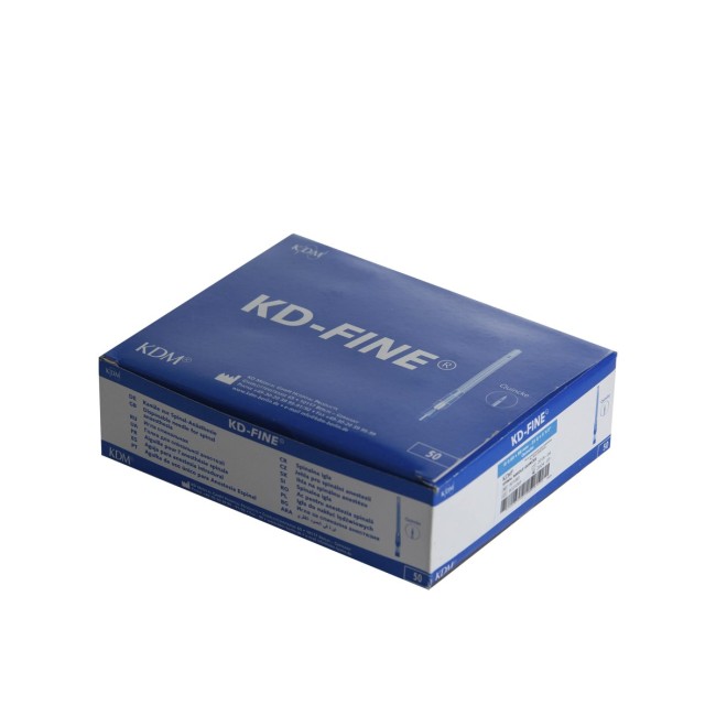 Игла 23G (0,6х88мм) KD-fine для спинальной анестезии с острием Квинке, ГОЛУБОЙ, арт.901083, КДМ Игла 23G (0,6х88мм) KD-fine для спинальной анестезии с острием Квинке, ГОЛУБОЙ, арт.901083, КДМ
