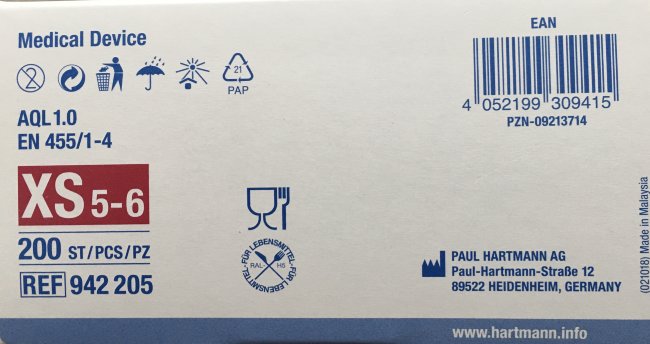 Перчатки Нитриловые  р. XS, мед., диагност. неопудр. белые Peha-soft Nitrile white PF, №200 (100пар) Перчатки Нитриловые  р. XS, мед., диагност. неопудр. белые Peha-soft Nitrile white PF, №200 (100пар)