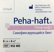Бинт самофиксирующийся эластичный 8cм х 4м PEHA-HAFT, белый, инд. упак., арт.9324852, №1 Бинт самофиксирующийся эластичный 8cм х 4м PEHA-HAFT, белый, инд. упак., арт.9324852, №1